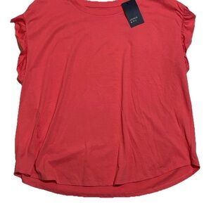 NWT Crown and Ivy Crown Coral Flutter Sleeve Blouse Top size 2X